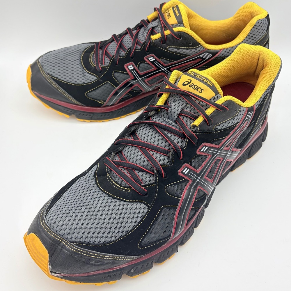 Asics Gel-Scram Mens 14 Trail Running Shoes Black Grey Yellow
T2J1Q Tech